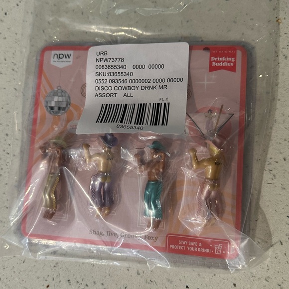 NWT Disco Cowboy Drink Marker Set - Picture 7 of 9